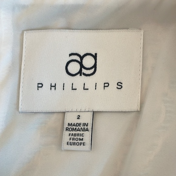 AG Phillips light blue and gold dress. - Picture 5 of 6